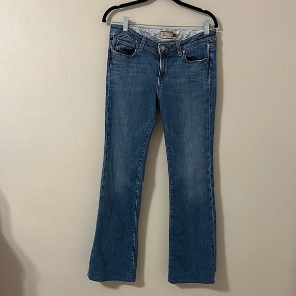 PAIGE Denim - Paige Womens Hollywood Hills Jeans Sz 29 Western Rodeo Cowgirl Classic Farmhouse